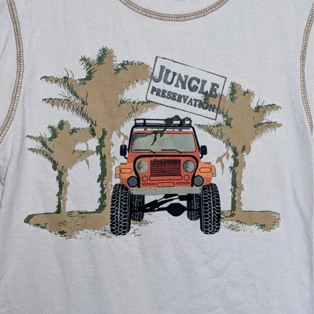 Vintage‎ Gymboree Jeep Jungle Expedition 2006 Y2K Shirt Toddler Size 5